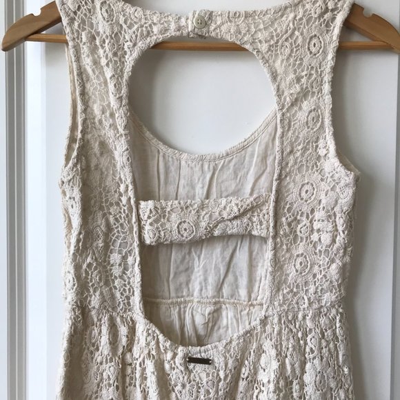 Billabong Cream Lace Sundress - Picture 4 of 4